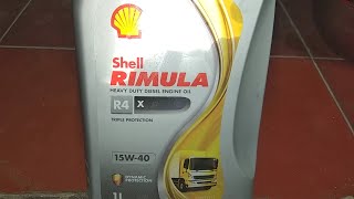 Drain Fastron PAO 0W50 ganti review oli Shell Rimula R4X sama seperti pengalaman yang lain [upl. by Edobalo]