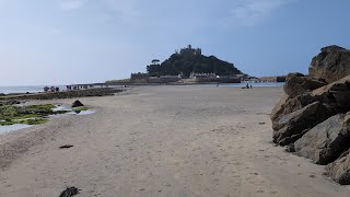 Walking Around Marazion Beach Cornwall [upl. by Adnanref742]