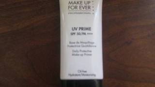 Review Makeup Forever Primer w spf 50 [upl. by Nomrej268]