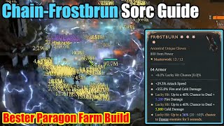 ChainFrostburn Sorc Guide  Bester Paragon Farm Build [upl. by Schick]