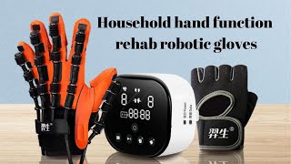 Hand Rehab After Stroke Household hand function rehabilitation robotic gloves [upl. by Nair50]