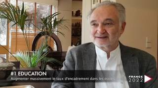 Jacques Attali sexprime sur la proposition 1 de France 2022  léducation [upl. by Itnahs]