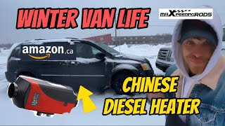 How to install a Chinese diesel heater in a minivan [upl. by Aleyam]