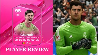 TOP 1 GK🧤 95 FUTTIES Courtois Player review  EA FC 24 [upl. by Htennaj820]