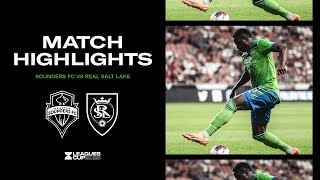 HIGHLIGHTS Real Salt Lake vs Seattle Sounders FC  July 22 2023 [upl. by Benedict]