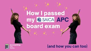 How I passed the SAICA APC board exam and how you will too [upl. by Ardnued878]