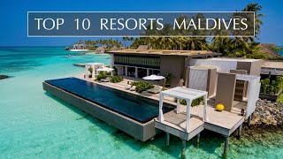 Top 10 best luxury resorts in the Maldives 4K UHD [upl. by Amalee]