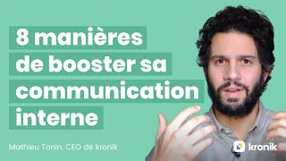 8 manières de booster sa communication interne dans une entreprise [upl. by Emmuela]