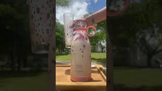 Strawberry Smoothie 🍓😋Link in bio🔗 smoothie milkshake fypシ゚ fypシ゚viral summerdrink [upl. by Elson]