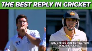 THE BEST REPLY IN CRICKET HISTORY  Anderson Vs Johnson  AKC Creations [upl. by Luisa]