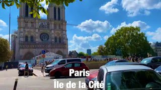 Paris city walks Île de la Cité Paris France 4K [upl. by La Verne46]