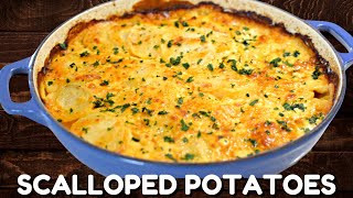 Easy Scalloped Potato Au Gratin Recipe 4 Ingredients Prepped in 20 minutes [upl. by Schwarz]