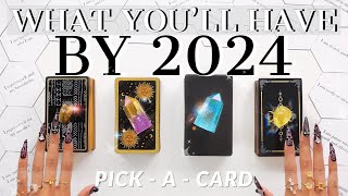 😳What Will Be YOURS by Year 2024📬🚗🏡💰💡⎜Youll be ►SHOOK◀︎ 🔥🔮✨Tarot Reading✨pickacard prediction [upl. by Larret]