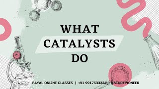 What Catalysts Do [upl. by Jecon]