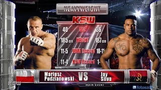 Ksw 40 Mariusz Pudzianowski vs Jay Silva walka [upl. by Ttej526]