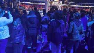 Deji fight showstar boxing round 2 the crowd goes wild [upl. by Dhiman]