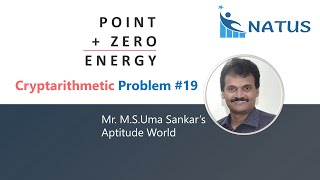 Cryptarithmetic Addition  Problem 19  POINTZEROENERGY [upl. by Merl]