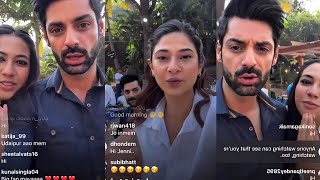 Today live Jennifer Winget with Karan Wahi and Reem Sameer  Raisinghani vs Raisinghani [upl. by Otir]