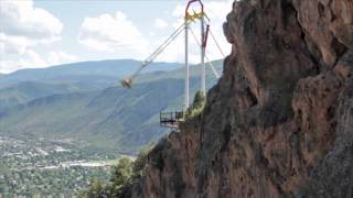 Giant Canyon Swing at Glenwood Caverns [upl. by Tutt614]