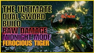 RISE OF THE RONINTHE ULTIMATE DUAL SWORD BUILDDESTROYS EVERYTHING [upl. by Ahsiuqel]