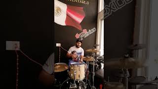 intro jardin de rosas🥁🥁🥁🥁rojo drumcover drumset [upl. by Clark]