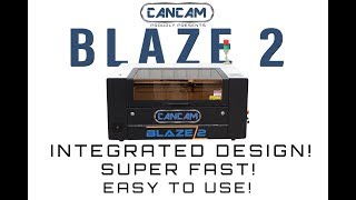 CanCam Blaze CNC Laser engraver [upl. by Eelrahc932]