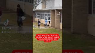 Students escape through window after lock down [upl. by Cuthburt86]