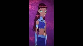 Teen Titans  Betrothed Starfire Hair Flying Scenes [upl. by Yrolam]