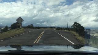 Driving the quotHogsbackquot on Route 12 in Utah [upl. by Tammi]