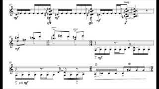 Nejc Kuhar Sonata No 1 for solo guitar 3rd Movement [upl. by Rramahs]