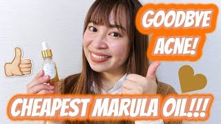 CHEAPEST MARULA OIL  IT CURED MY ACNE [upl. by Oralie914]