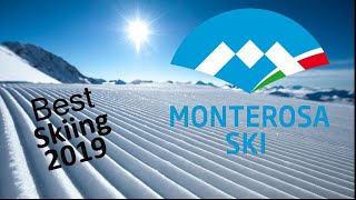 Best Skiing 2019 Monterosa Ski Italy [upl. by Louisette667]