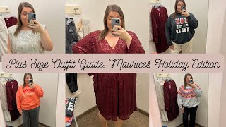 Party Time Holiday Outfit Guide ft Maurices  Plus Size Edition 🌟🎄 [upl. by Claudina]