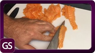 How To Make Safe Raw Salmon For Sushi Sashimi Nigiri Lox At Home [upl. by Asennav574]