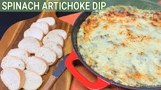 SPINACH ARTICHOKE DIP Appetizer [upl. by Silvia555]