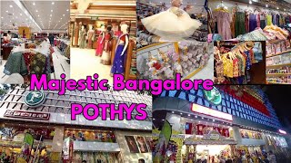 Pothys majestic Bangalore shopping mall latest collection in 2023 pothys bangalore shopping yt [upl. by Dahle500]