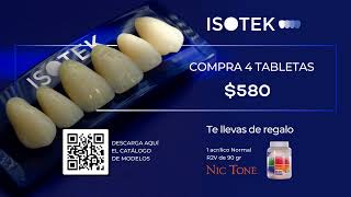 Articulado de dientes Isotek con esquema oclusal balanceado bilateral [upl. by Berg]