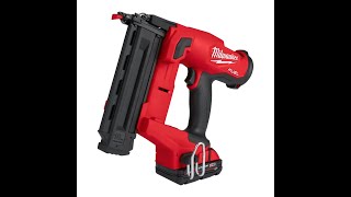 Milwaukee 18G Finish Nailer from Power Tools UK [upl. by Wally618]