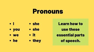 PRONOUN [upl. by Katharyn]