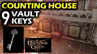 Counting House All 9 Vault Keys Locations amp Rewards  Baldurs Gate 3 BG3 [upl. by Nevla]