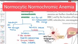 Normocytic normochromic anemia haematology 42 First Aid USMLE Step 1 in UrduHindi [upl. by Airtened]