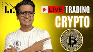 CRYPTO LIVE TRADING  How to trade in crypto [upl. by Eicyac753]