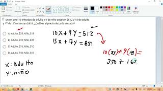 Ecuaciones 2x2 [upl. by Nalyorf]