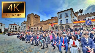 4K Jura de Bandera Civil en Cáceres 2024 [upl. by Nnaylrebmik912]