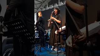 Quem já pisou no Santo dos Santos 🔥🎷 saxophone worship jesus [upl. by Peder513]