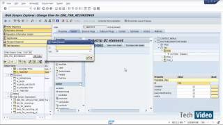 SAP ABAP Web Dynpro  Complete step by step scenariO TABSTRIP [upl. by Crescen]