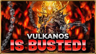 100 OP Vulkanos Fumor Showcase Raid Shadow Legends Test Server [upl. by Hepsibah963]