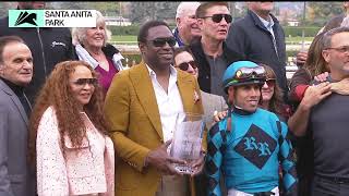 Newgrange wins The San Antonio Stakes on Tuesday December 26 at Santa Anita Park [upl. by Ijic552]