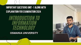 INTRODUCTION TO INFORMATION TECHNOLOGY SEMESTER 3 MOST IMPORTANT ANSWERS UNIT1 EXAMINATION 2024 [upl. by Granger]