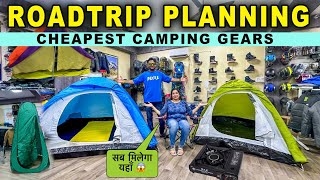 NEW ROADTRIP KI PLANNING 😍 JIMNY PAR  CHEAPEST CAMPING GEARS  PRAGO Outdoor Delhi [upl. by Adolphus]